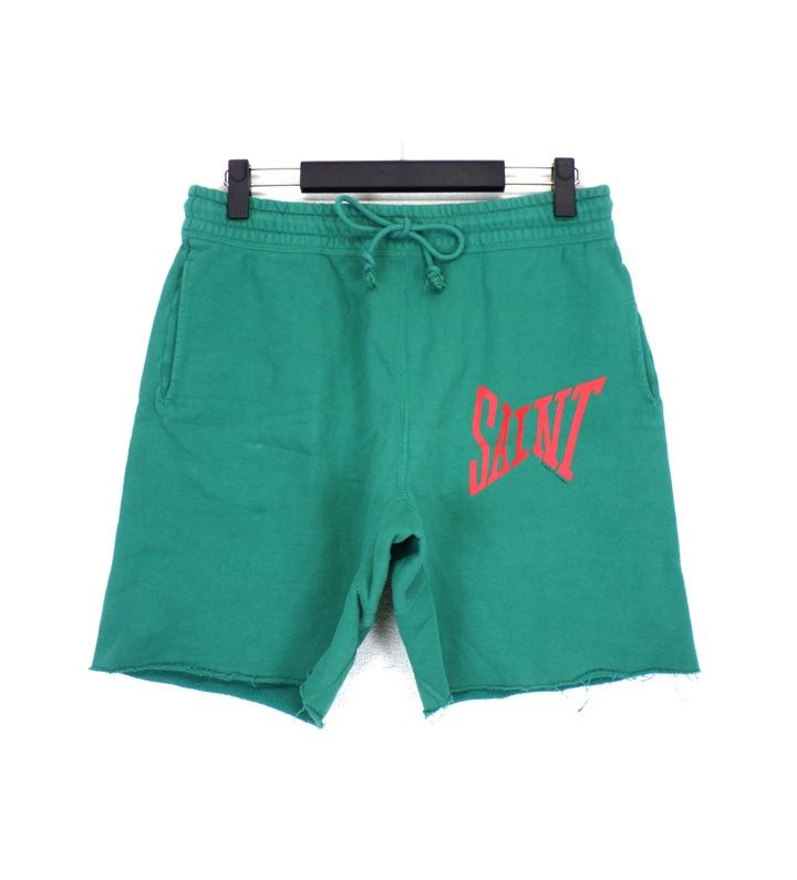 セントマイケル SAINT MICHAEL 【 SWEAT SHORTS SM S22 0000 050 】 ロゴ プリント ショート ハーフ パンツ w27253