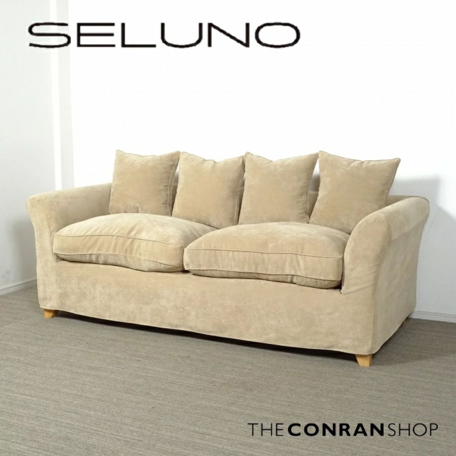 ◾︎SELUNO◾︎ 【短期展示超美品】THE CONRAN SHOP コンランショップ Heaven / ヘヴン 3人掛けソファ / ファブリック 66万 x575