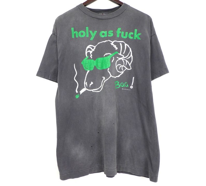 セントマイケル SAINT MICHAEL 【 BAA SS TEE SM YS8 0000 005 】 ヴィンテージ加工 プリント 半袖 Tシャツ w27257