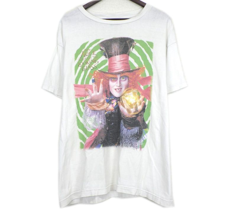 セントマイケル SAINT MICHAEL ×ディズニー Disney 【 SM A23 0000 C25 】 アリスインワンダーランド マッドハッター プリント 半袖 Tシャツ w27258