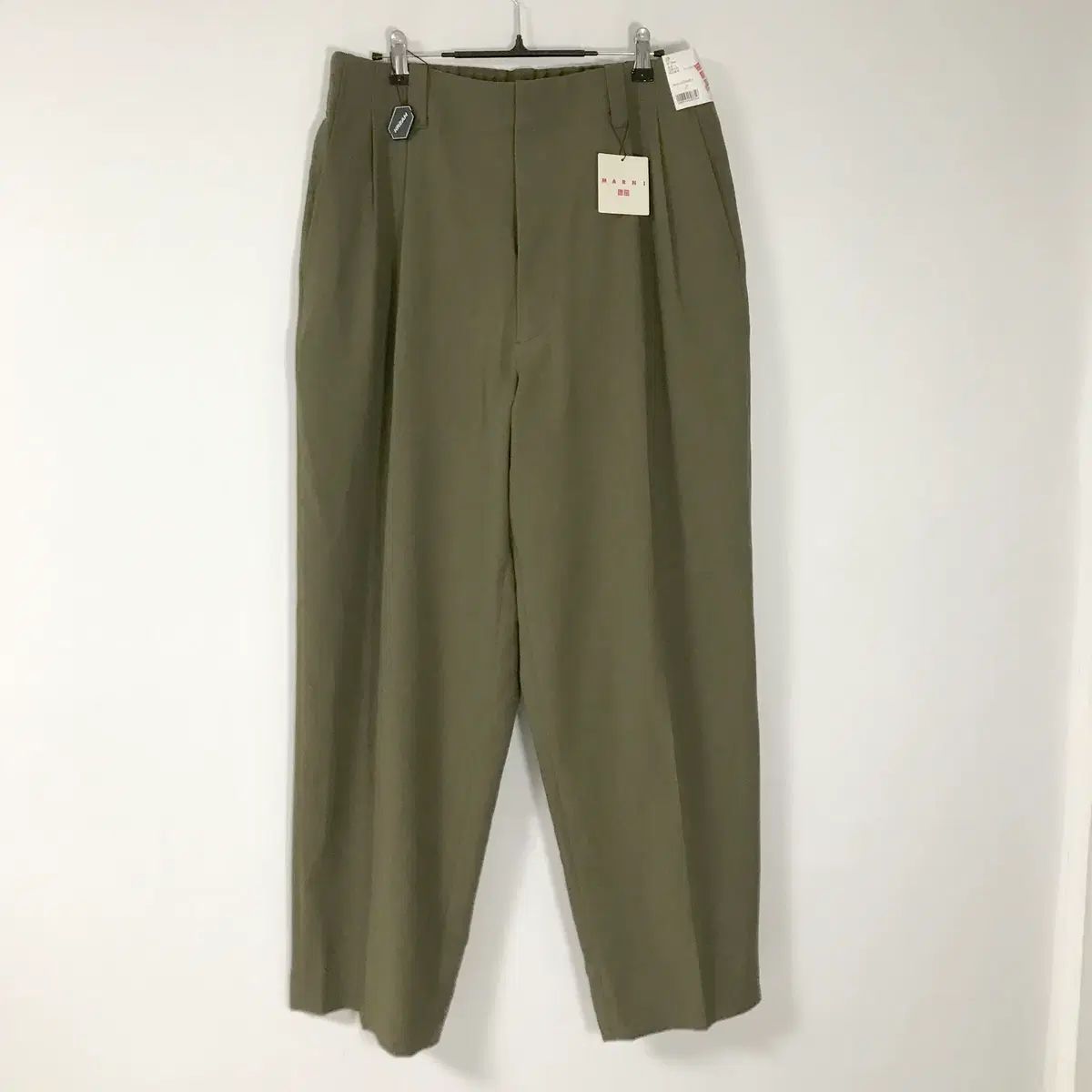 ユニクロXマルニ 新商品 メンズ ワイドフィットパンツ Lサイズ 店舗 7,806円