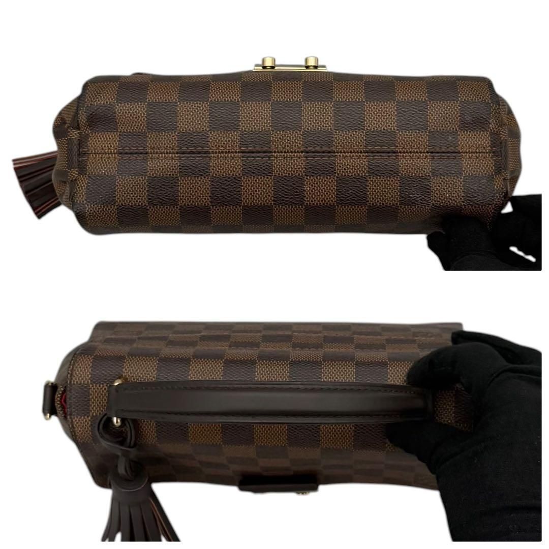 ルイヴィトン ダミエ エベヌ クロワゼット ハンドバッグ 2way LOUIS 