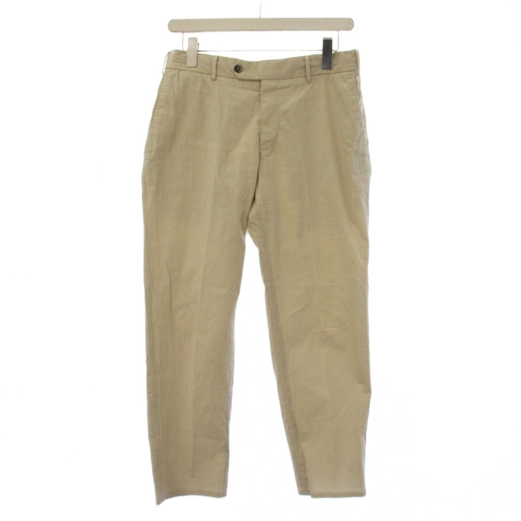 ピーティートリノ PT TORINO SLIM JOGGER スラックスパンツ ジップフライ 48 ベージュ COVSJGZ20CL1 /BM