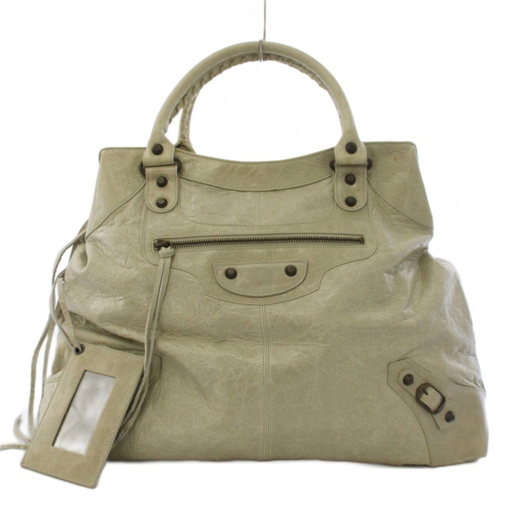 バレンシアガ BALENCIAGA LE CITY Large トートバッグ ハンドバッグ ベージュ 173086 /KH ■OH