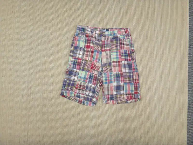 (30インチ) ポロラルフローレン パッチワーク ハーフパンツ