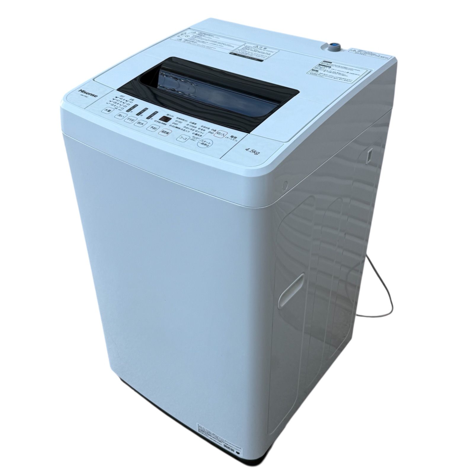 Hisense ハイセンス 洗濯機 4.5kg HW－T45C 美品 2018年製
