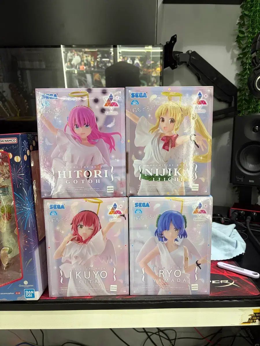 ぼっち・ざ・ろっく! ルミナスタ 4種 フィギュア