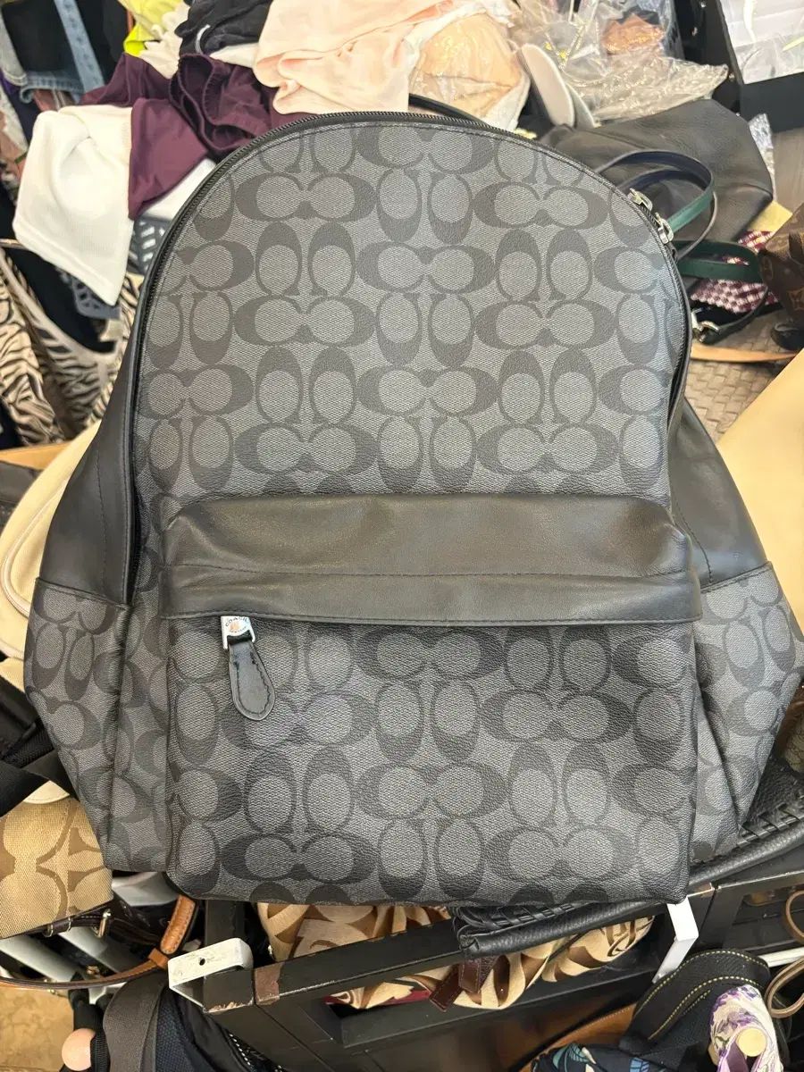 COACH コーチ シグネチャー ブラック バックパック