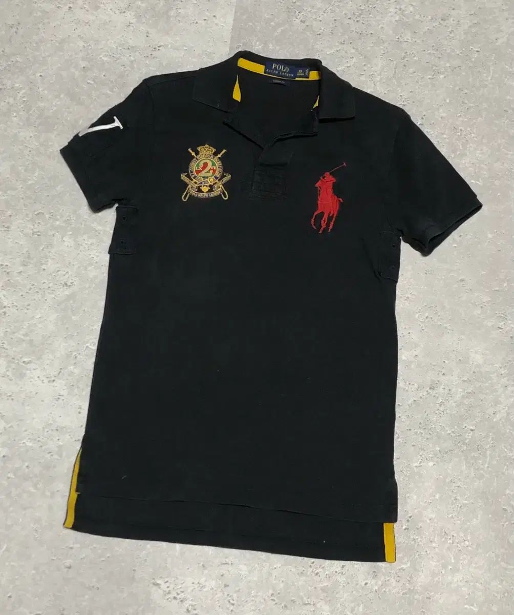 POLO RALPH LAUREN ポロラルフローレン ビックポニー カラーTシャツ レディース ブラック 半袖 Tシャツ