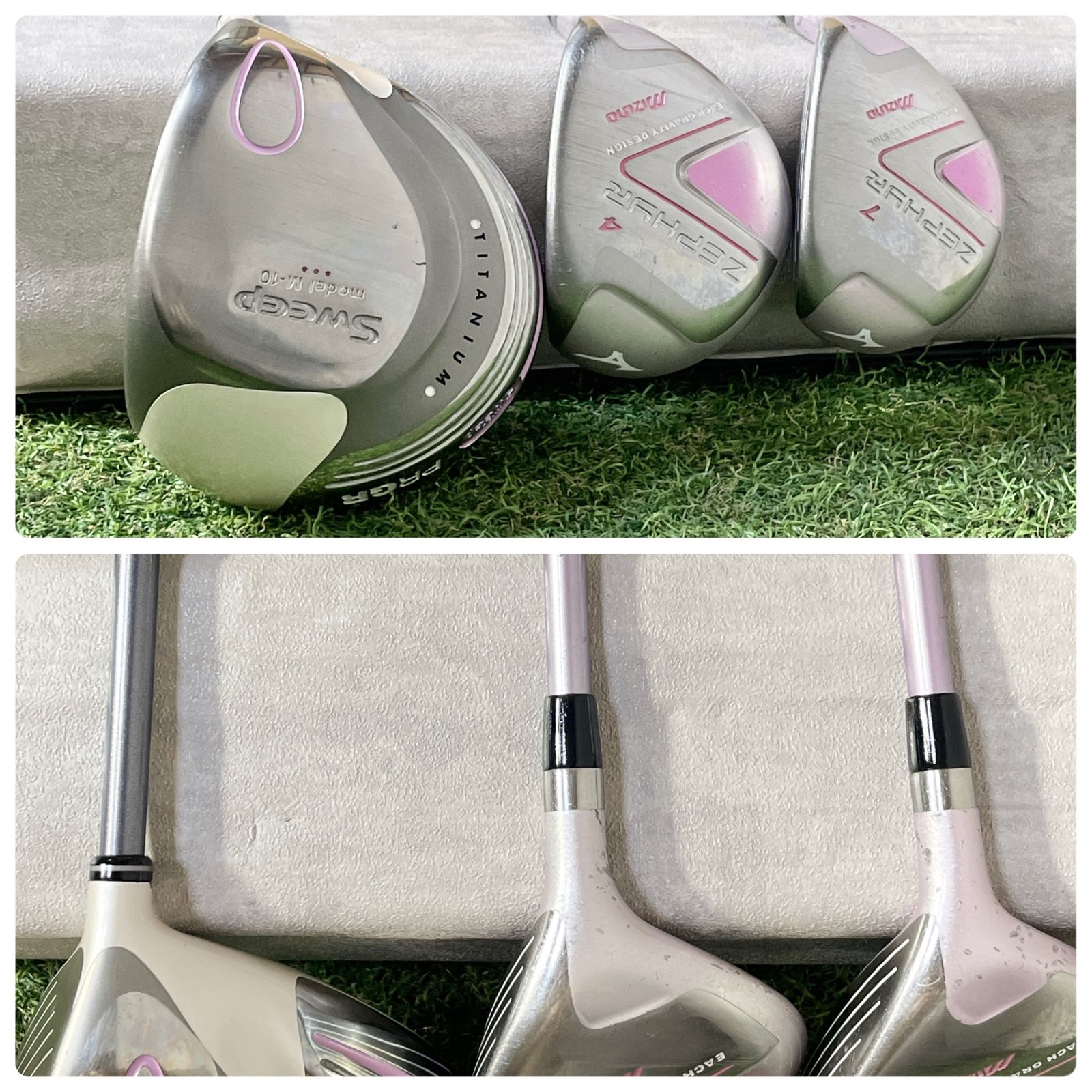 PRGR MIZUNO プロギア ミズノ レディース L ゴルフクラブセット 9本 右
