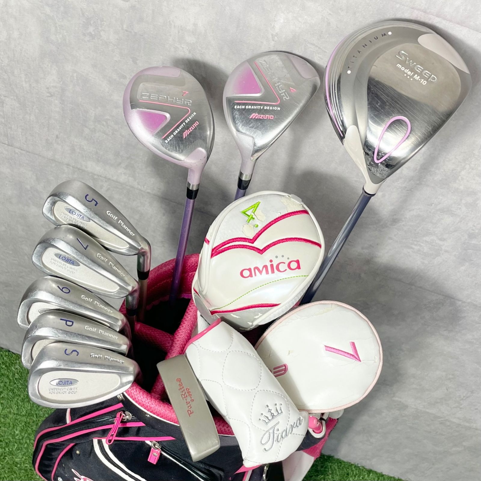 PRGR MIZUNO プロギア ミズノ レディース L ゴルフクラブセット 9本 右