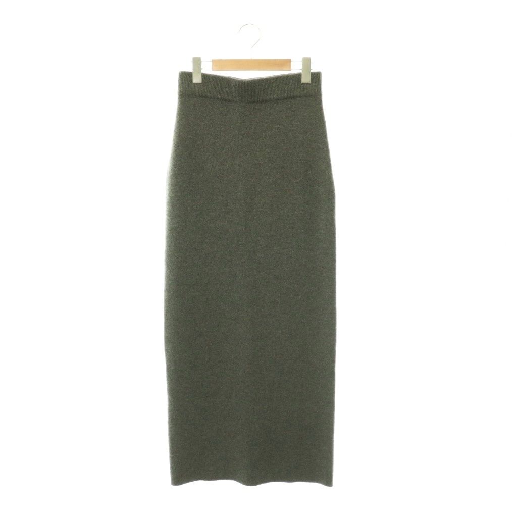 ドゥーズィエムクラス DEUXIEME CLASSE エブリデイアイライク EVERYDAY I LIKE Cashmere マキシスカート タイト カシミヤ ロング F グレー /HS ■OS