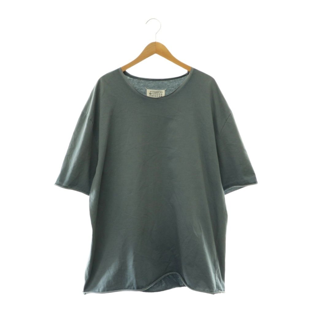 メゾンマルジェラ 10 Maison Margiela 10 S50GC0668 Weathered コットンクルーネックS/Sカットソー 半袖 M ブルー /HK ■OS ■SH