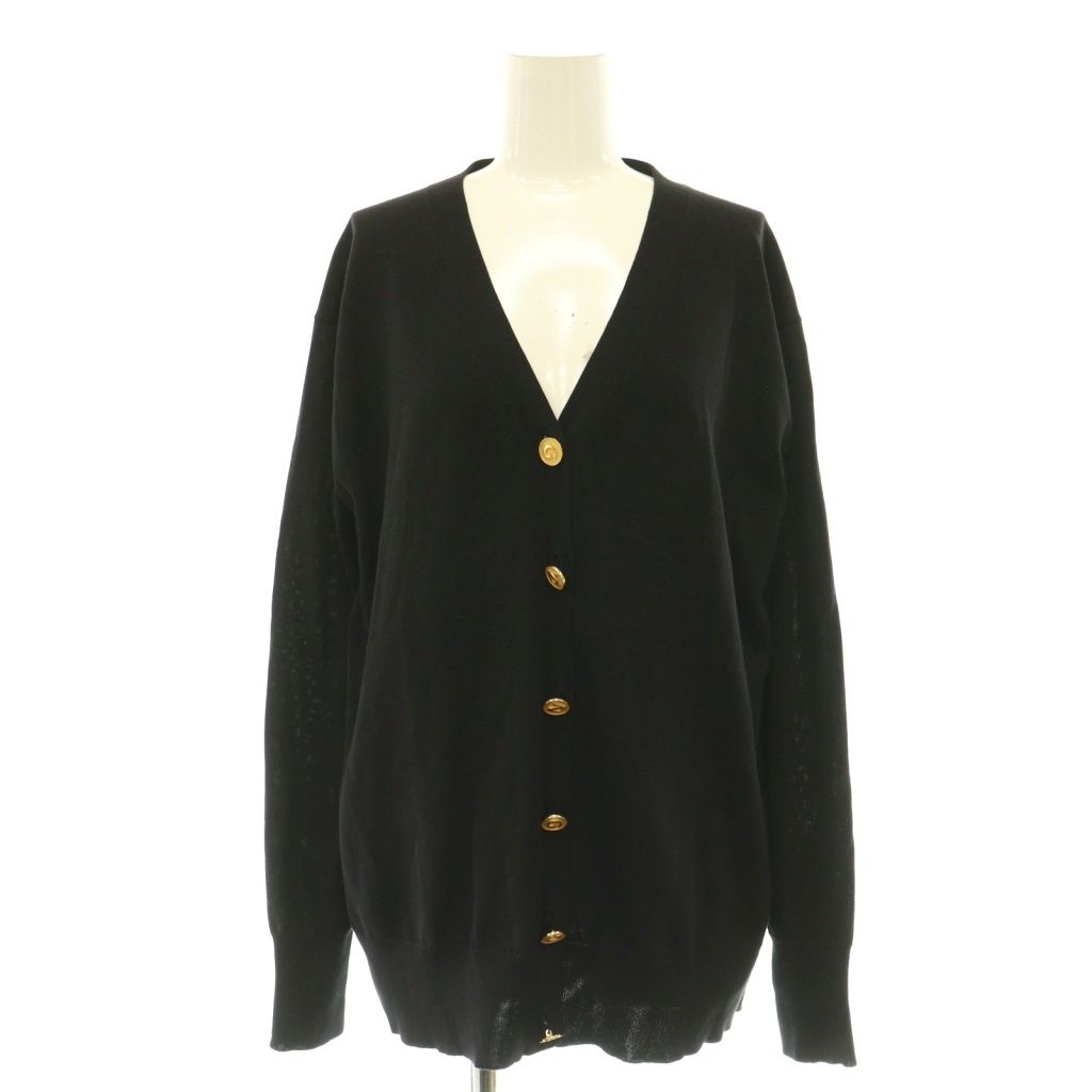 ドゥーズィエムクラス DEUXIEME CLASSE 26SS Beauty カーディガン ニット Vネック ブラック /DF ■OS