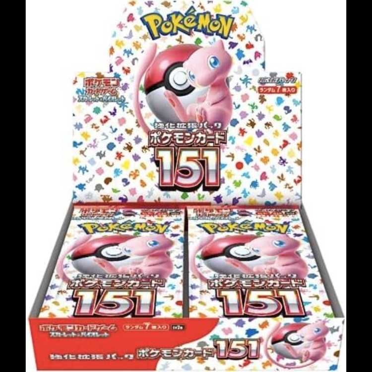 強化拡張パック「ポケモンカード151(イチゴーイチ)」 未開封BOX 1BOX