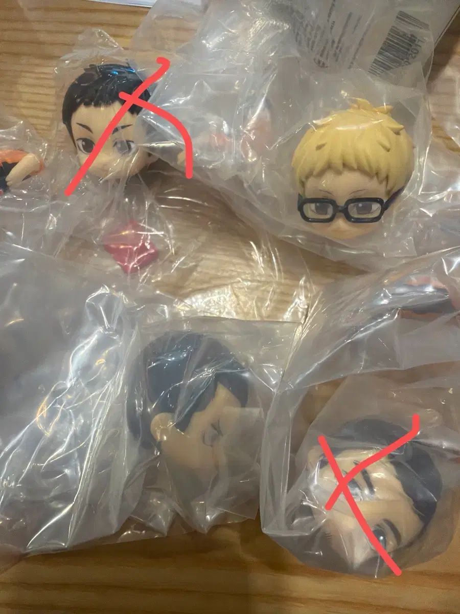 ハイキュー 田中 & 月島 サープライズ ミニねんど フィギュア