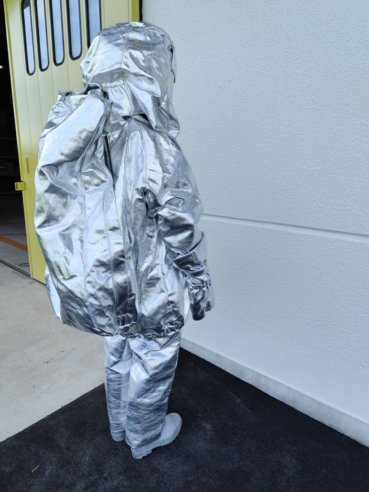 エミユファイター　消防隊用防火服　SILVER TYPE 新品未使用　L L エミユファイター 消防隊用防火服 SILVER TYPE 新品未使用 L L エミユ