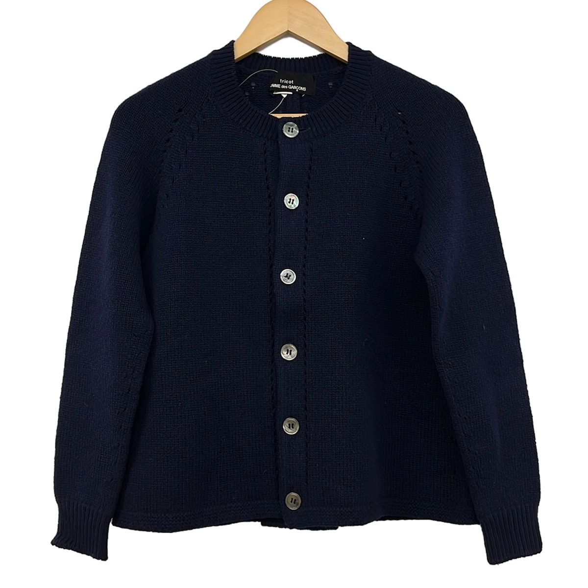 tricot COMMEdesGARCONS(トリココムデギャルソン) カーディガン レディース - ダークネイビー 長袖