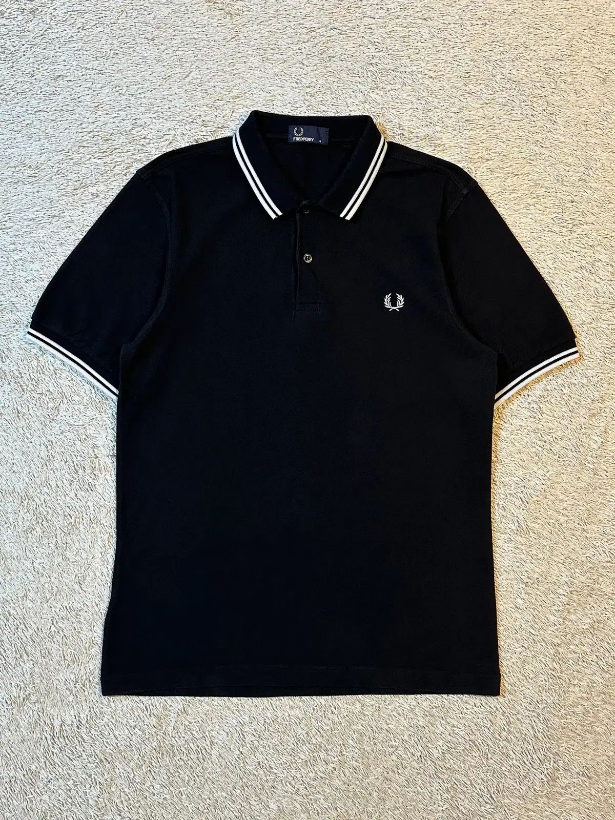 M フレッドペリー FREDPERRY ツインチップパネル ポロ 半袖 カラーTシャツ