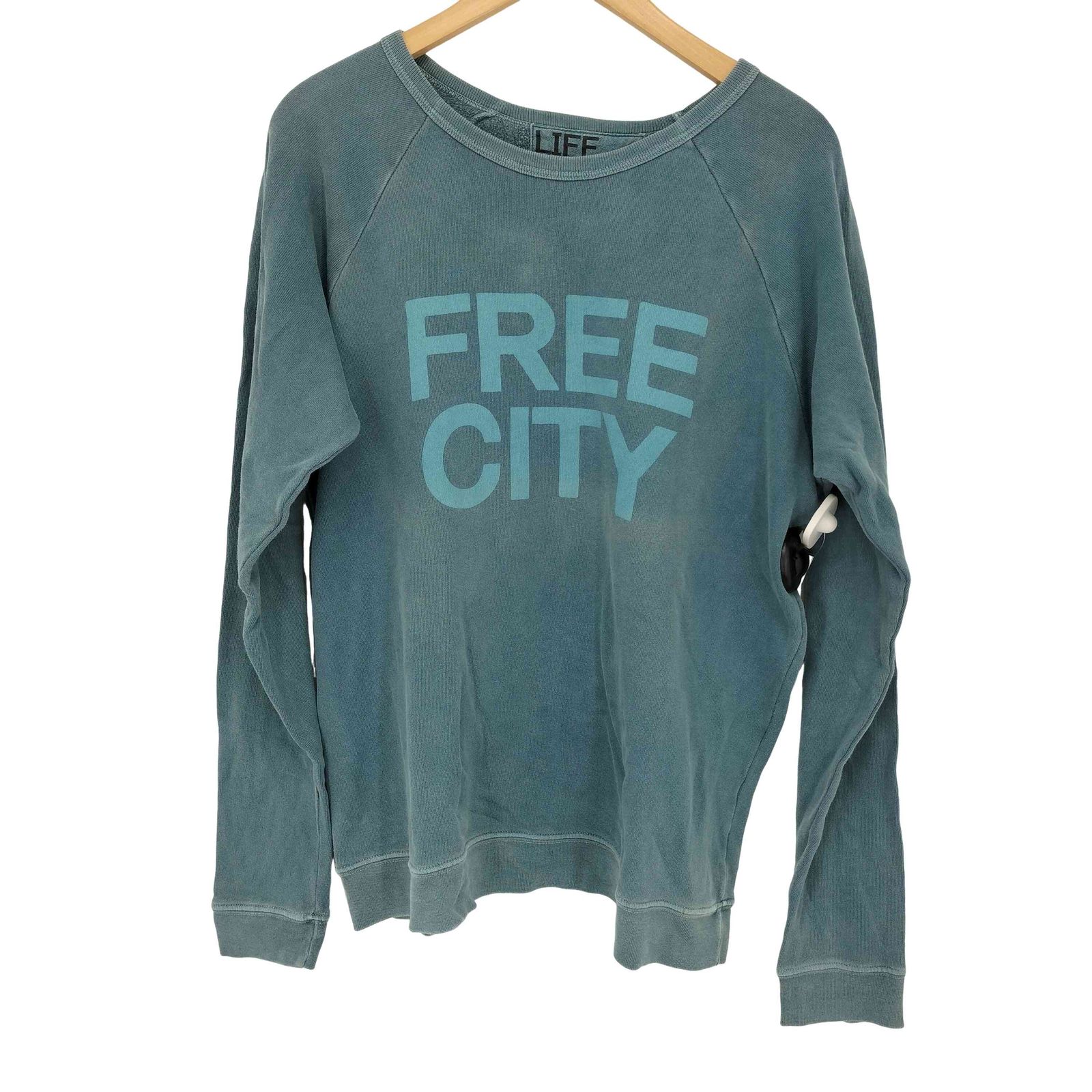 FREECITY(フリーシティー) ラバープリント ラグランスウェット メンズ フリーシティー FREECITY ラバープリント ラグランスウェット メンズ