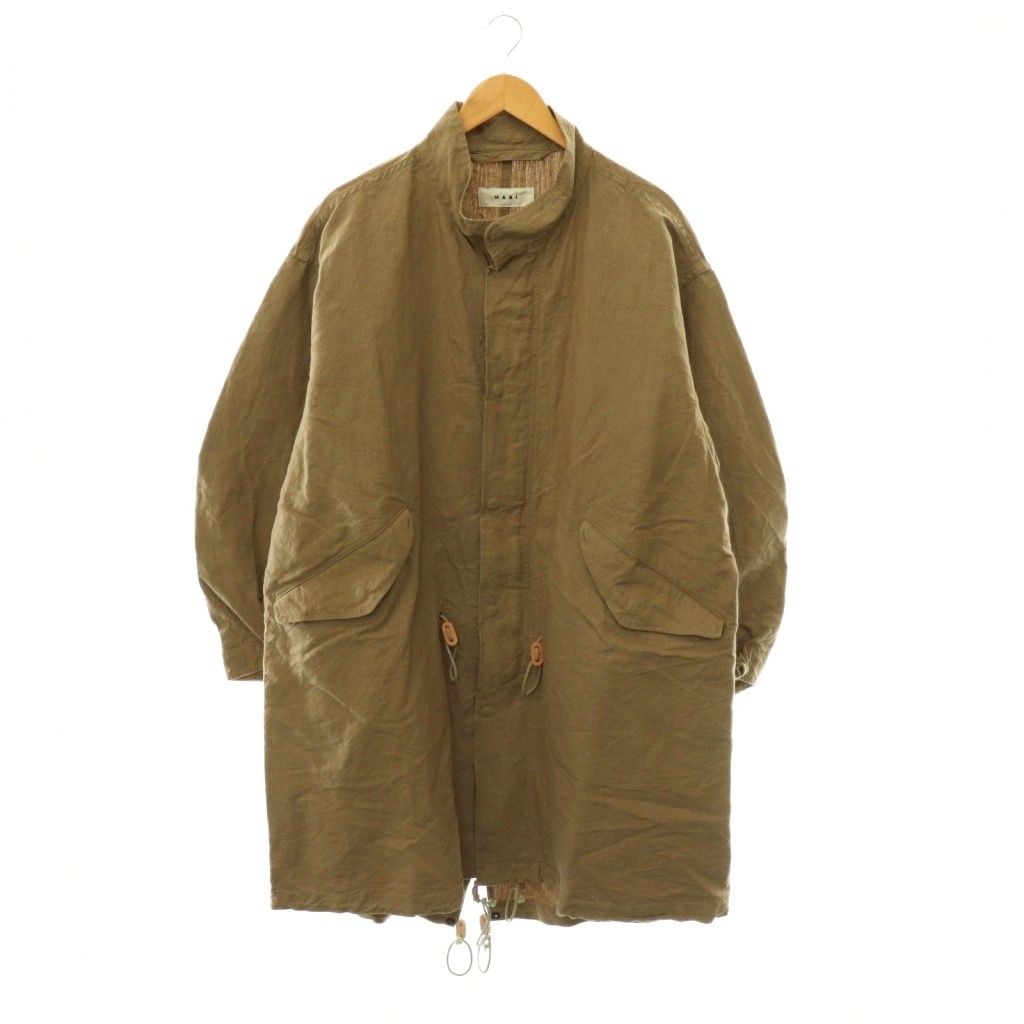 ハリ HARi journal standard luxe別注 26SS WORK COAT ワークコート オーバーサイズ リネン混 2 ブラウン /ES ■OS