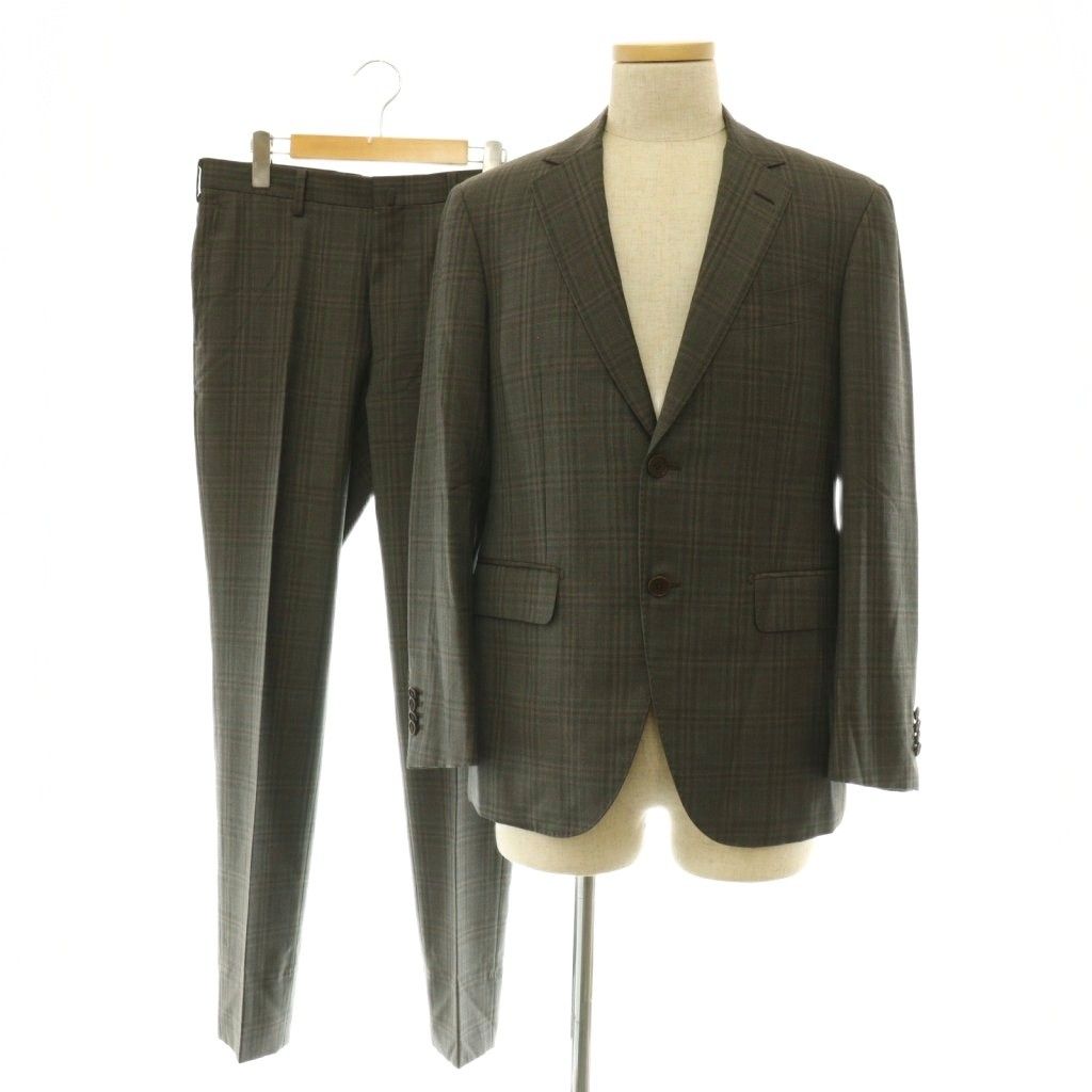 エルメネジルドゼニア Ermenegildo Zegna グレンチェックスーツ