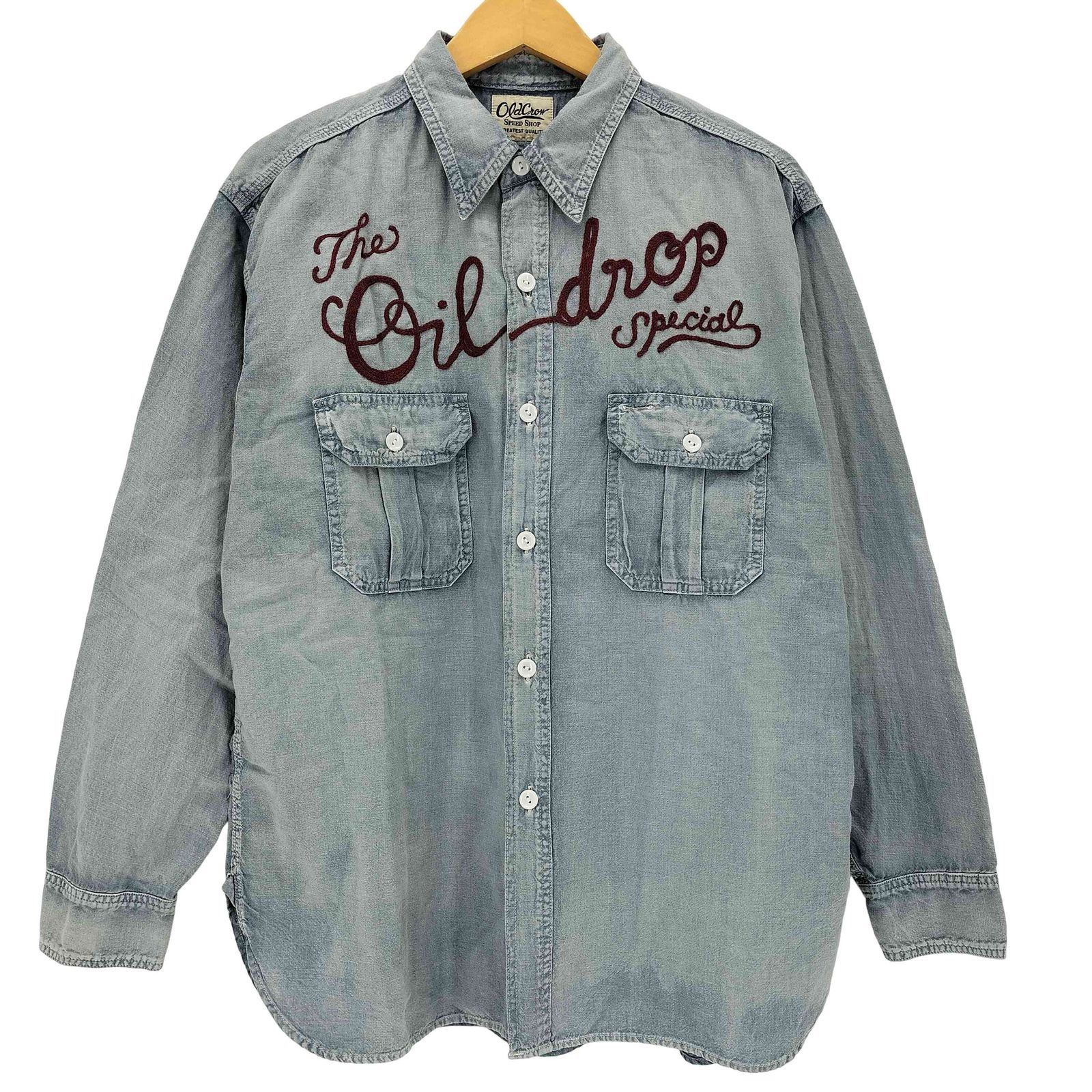 オールドクロウ OLD CROW CROW - L/S WORK SHIRTS メンズ JPN：L