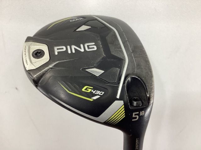 【中古】フェアウェイウッド ピン 【軽量・5W】G430 HL MAX/SPEEDER NX45(JP)/1FLEX/18[7102]■杭全本店