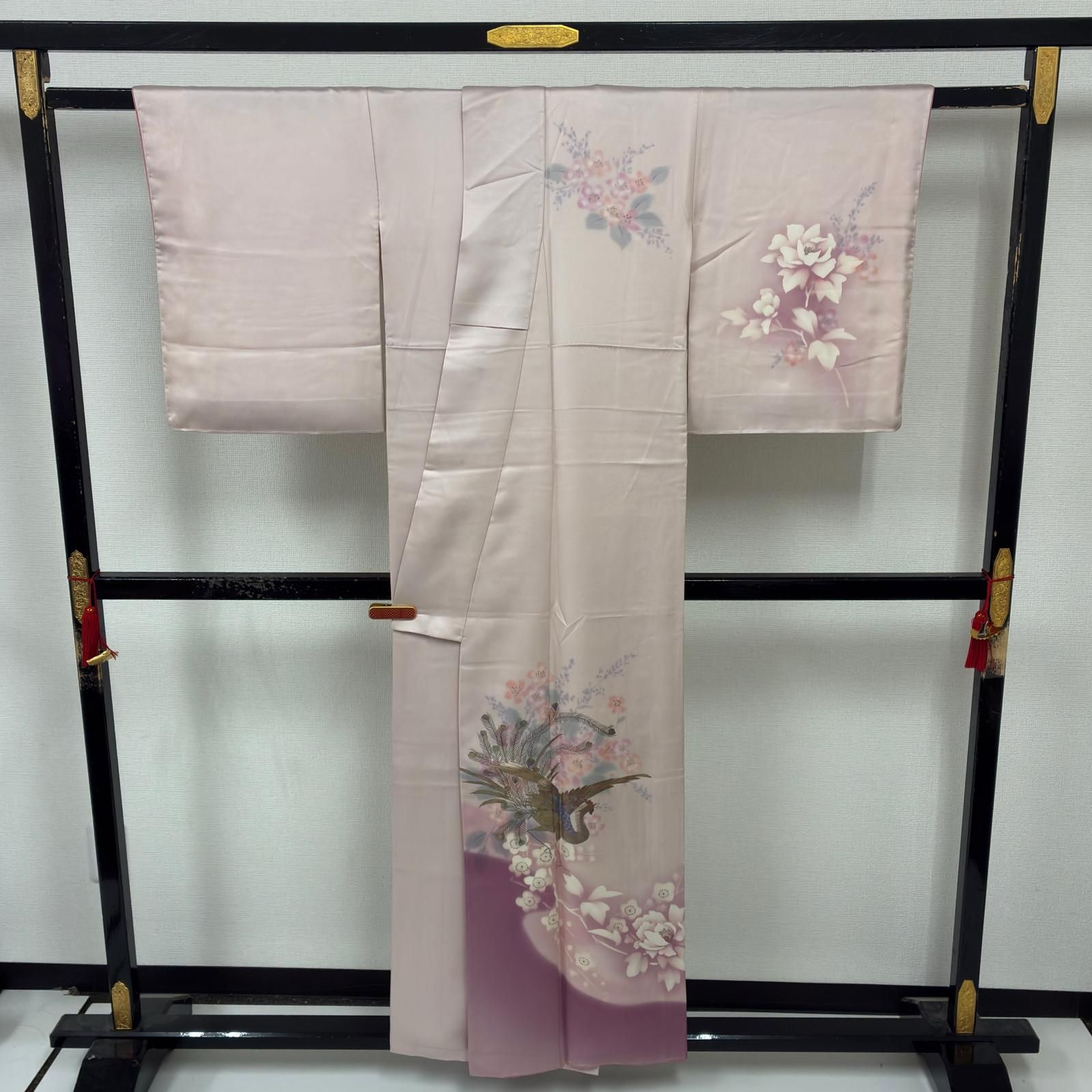 付け下げ 正絹 紋なし 美しい染めの花 袷 着物 MK-9638 - メルカリ