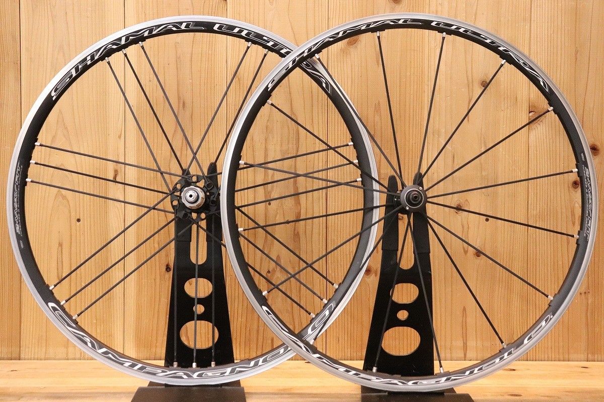 カンパニョーロ CAMPAGNOLO シャマル SHAMAL ULTRA 2WAY-FIT アルミ クリンチャー ホイールセット シマノ 11S/12S 17C 【芦屋店】