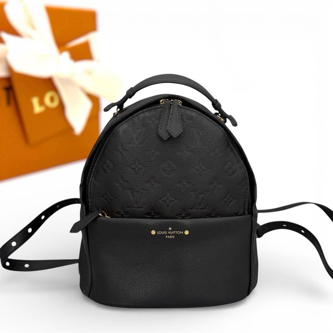 ルイヴィトン　モノグラム　アンプラント　ソルボンヌ　バックパック　黒 LOUIS VUITTON リュックサック