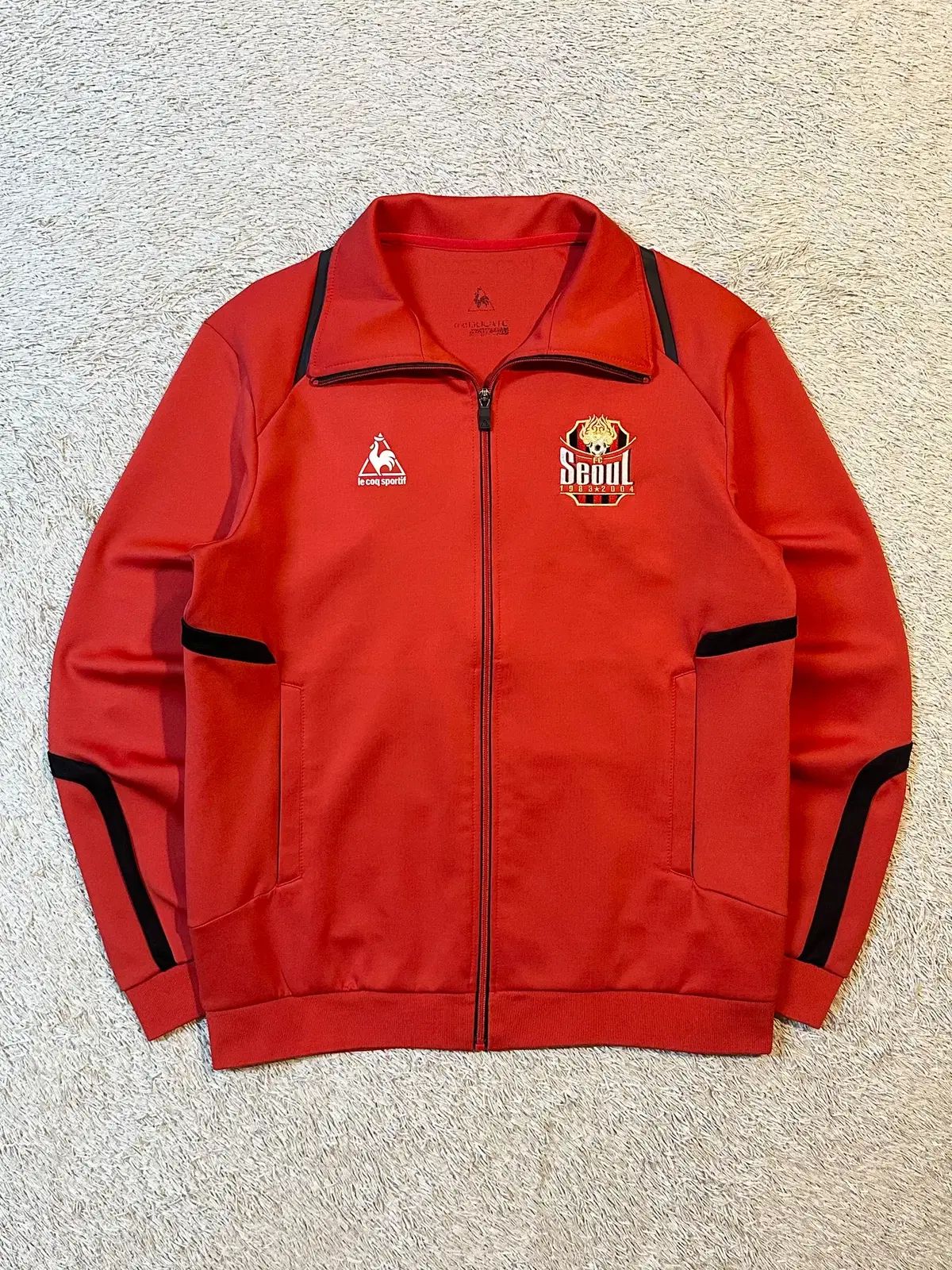 S-M le coq sportif ルコックスポルティフ FC SEOUL ソウル トラックジャージ ジャージ レッド