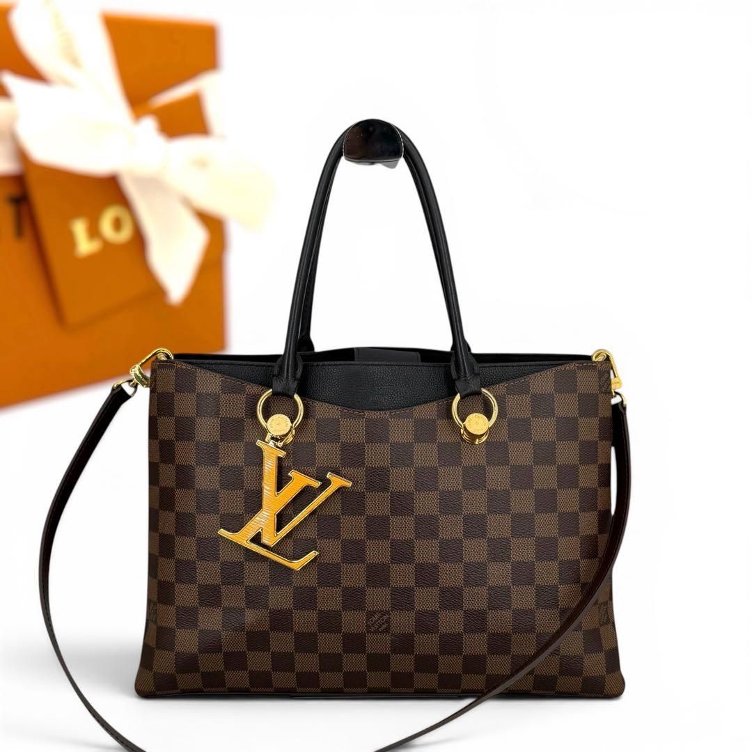 ルイヴィトン　ダミエ　エベヌ　リバーサイド　ハンドバッグ　2way LOUIS VUITTON ショルダーバッグ 88,990円