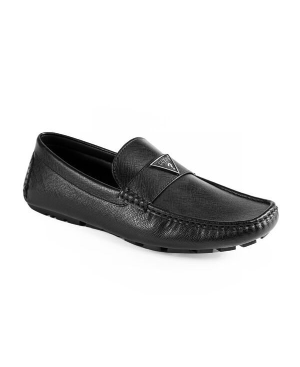 ゲス メンズ シューズ スリッポン・ローファー ローファー GUESS Mens Alai Moc Toe Slip On Driving Loafers Black ブラック