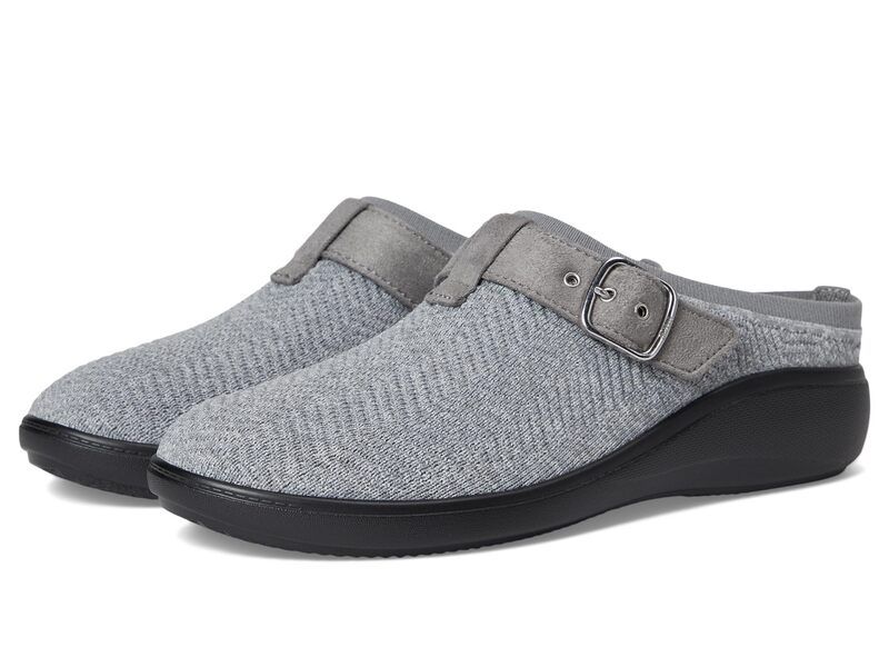 ライフストライド レディース シューズ スリッポン・ローファー ニット LifeStride Balanceknit MuleClog Shoes Grey Heather グレー