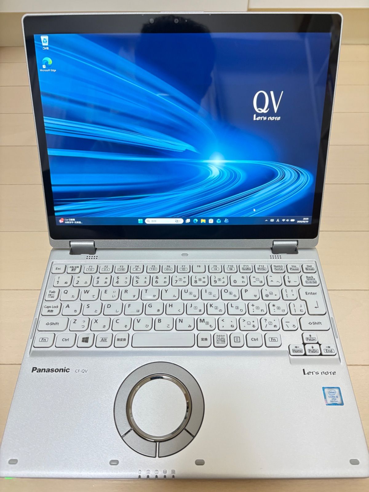 【良品・LTE・画面綺麗】Let’s note CF-QV8 8世代 i5 SSD256GB メモリ8GB Windows11 Panasonic レッツノート すぐ使える