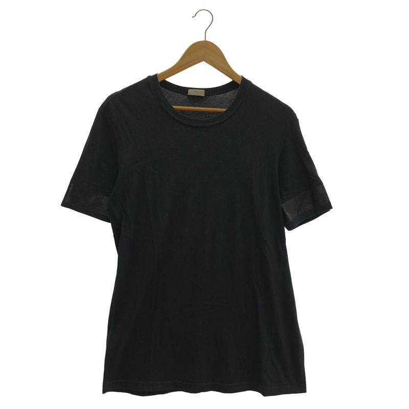 【中古】HELMUT LANG 90s 本人期　Tシャツ　L　黒[79]