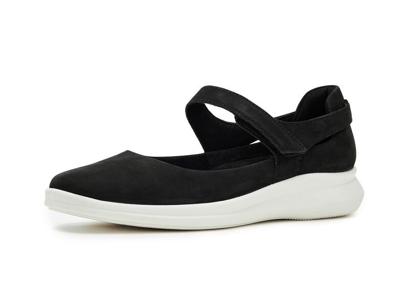 クラークス レディース シューズ サンダル Clarks Lynell Strap Black Nubuck ブラック