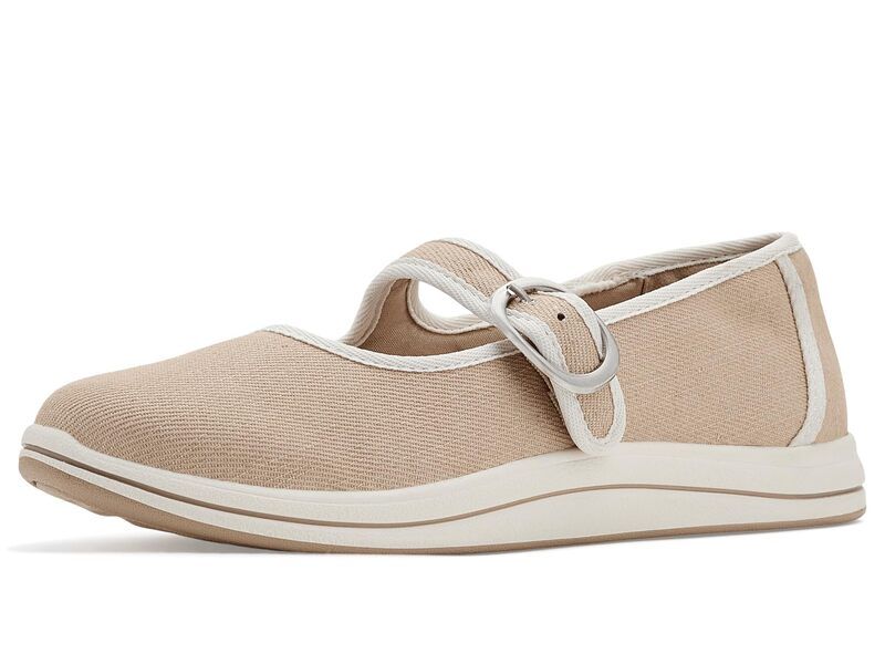 クラークス レディース シューズ サンダル Clarks Breeze Janey Sand Textile サンド