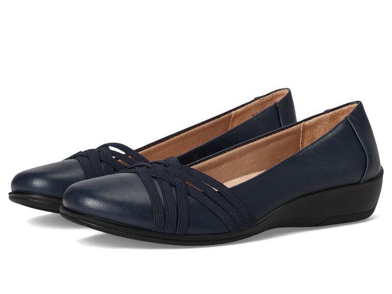 ライフストライド レディース シューズ サンダル LifeStride Incredible 2 Ballet Flats Lux Navy ネイビー