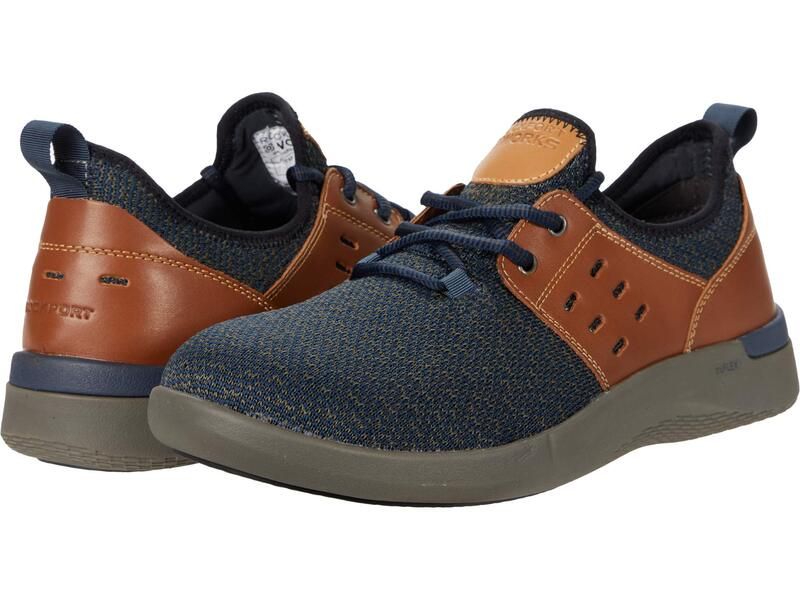 ロックポート メンズ シューズ スニーカー Rockport Works TruFlex Work Comp Toe SD BlueTan ブルー