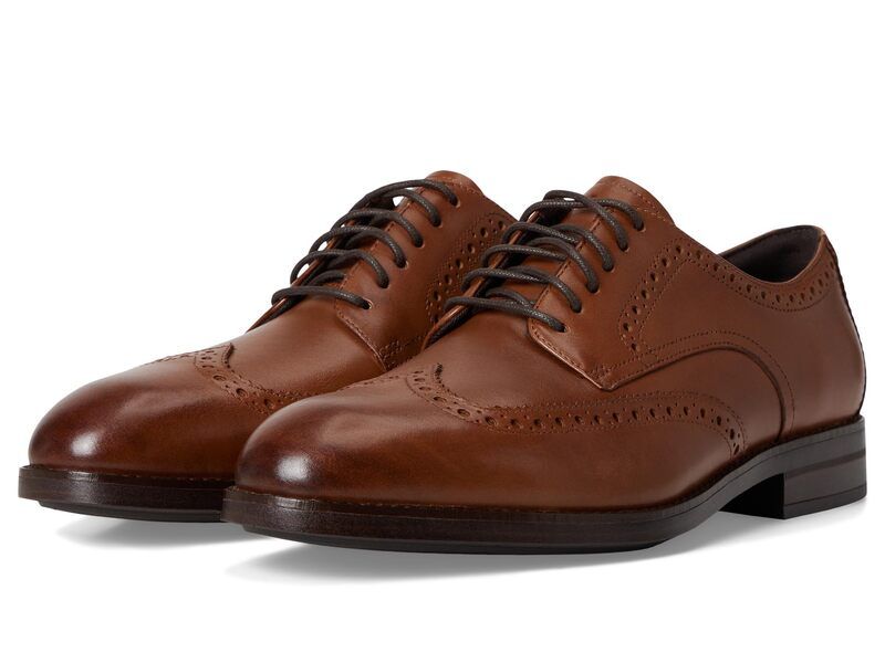 コールハーン メンズ シューズ オックスフォード ウィングチップ Cole Haan Harmon Grand Wingtip Oxfords British TanDar タン
