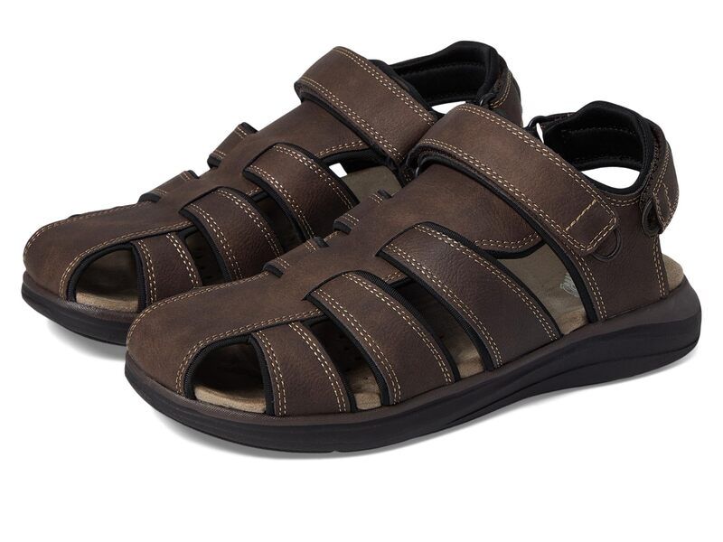 ドッカーズ メンズ シューズ サンダル Dockers Byrd Dark BrownBlac ブラウン