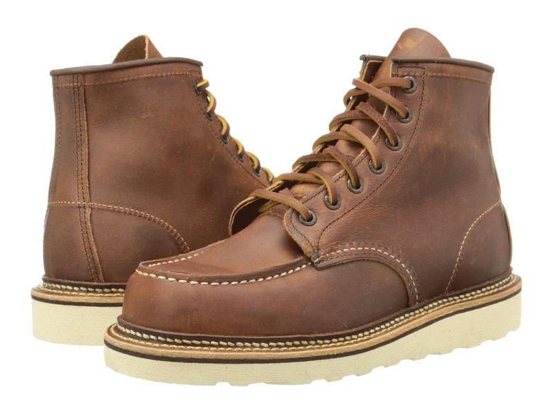 レッドウイング メンズ シューズ ブーツ・レインブーツ Red Wing Heritage 6 Moc Toe Copper Rough