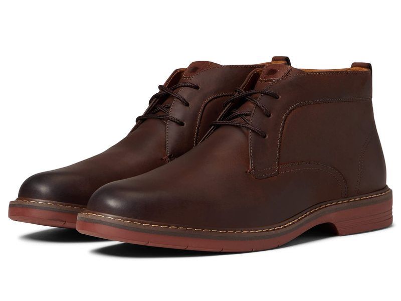 フローシャイム メンズ シューズ ブーツ・レインブーツ Florsheim Norwalk Plain Toe Chukka Boot Brown Crazy Hor ブラウン