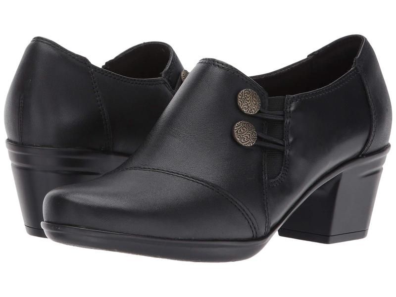 クラークス レディース シューズ ヒール Clarks Emslie Warren Black Leather ブラック 22,110円