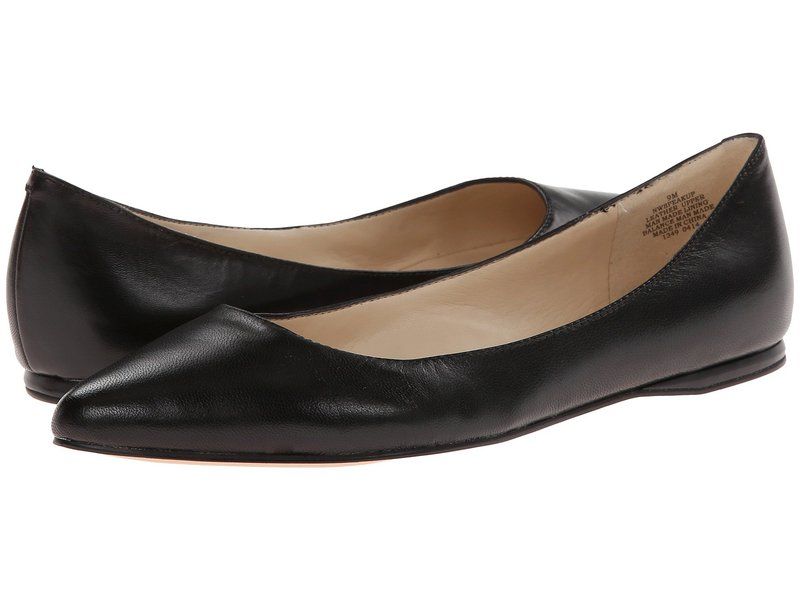 ナインウェスト レディース シューズ サンダル Nine West SpeakUp Flat Black Leather ブラック