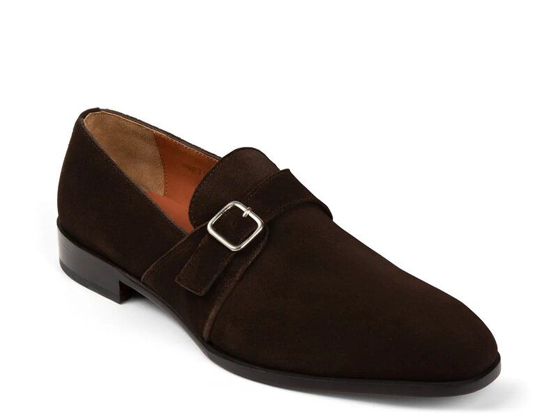 アンソニー ヴィア メンズ シューズ スリッポン・ローファー モンクストラップ モンク Anthony Veer Dunhill Monk Strap SlipOn Dark Brown ブラウン