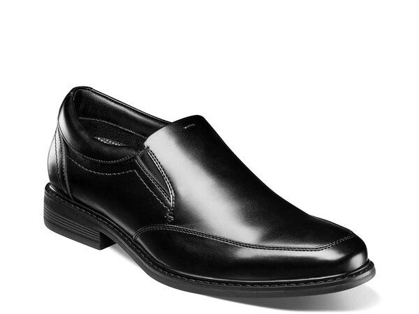 ノンブッシュ メンズ シューズ スリッポン・ローファー Nunn Bush Jarvis SlipOn Black ブラック