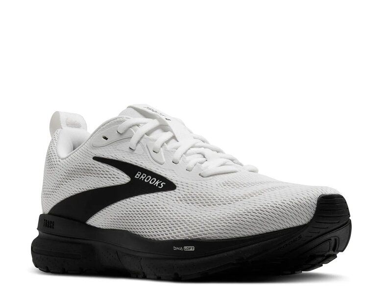 ブルックス メンズ シューズ スニーカー Brooks Trace 4 Running Shoe Mens WhiteBlack ホワイト